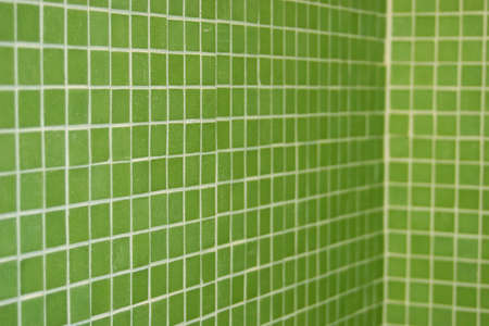 green tile in perspectivegreen tile in perspectiveの写真素材