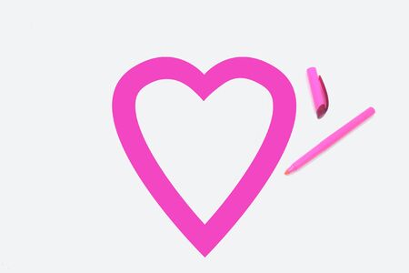 Pink loveの写真素材
