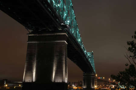 Various under the bridge views from construction to night shotsの写真素材
