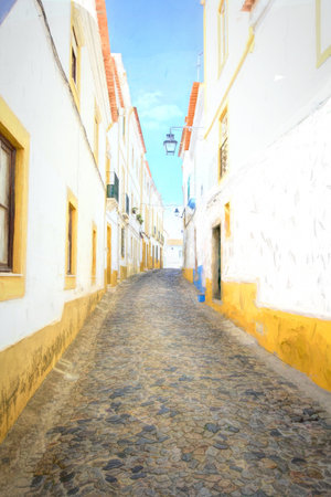 Portugal 2023 rural photo art manipulationの写真素材