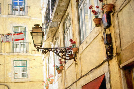 Portugal 2023 rural photo art manipulation cityscapesの写真素材