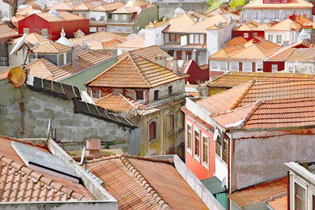 Portugal 2023 rural photo art manipulation cityscapesの写真素材