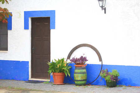 Portugal 2023 rural photo art manipulation cityscapesの写真素材