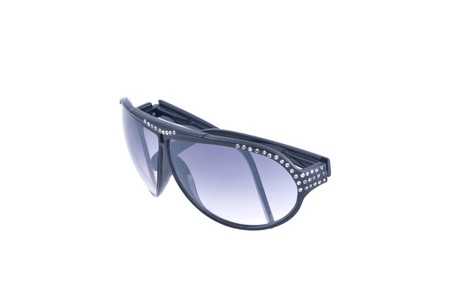 Sunglasses with pastes the isolatedの写真素材