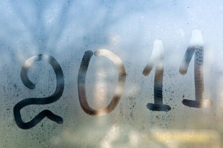 misted glass with water drops backgroundの写真素材