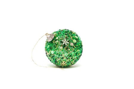 Christmas ball decorations large isolatedの写真素材