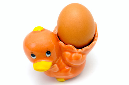 Duck eggs stand for breakfast