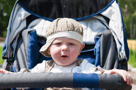 a small child looking surprised