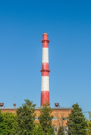 pipe at the factory in the skyの写真素材