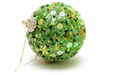 Christmas ball decorations large isolatedの写真素材