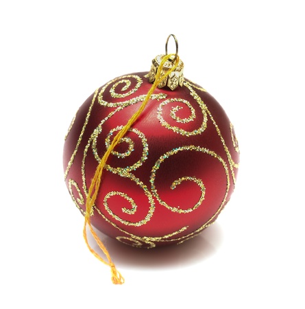Christmas ball decorations large isolatedの写真素材