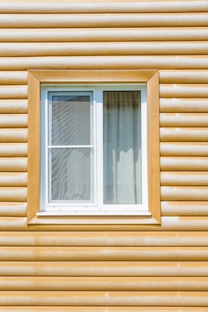 window on the outside of the buildingの写真素材