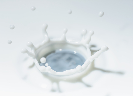 education crown after dripping fluid and shockの写真素材
