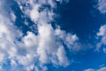 realistic abstract sky with white clouds background
