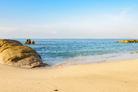 The South China sea off the Vietnamese coast near  of Nha Trang.の写真素材