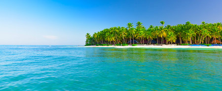 sandy sea beach the Caribbean Sea