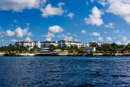resort coast of the Caribbeanの写真素材