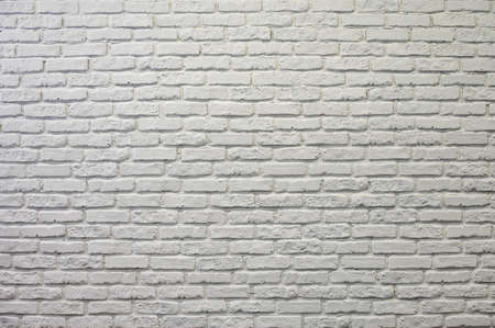 abstract background white brick wall textureの写真素材