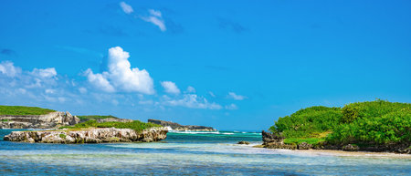small uninhabited island of Catalinita in the Caribbean Sea near the Dominican Republic