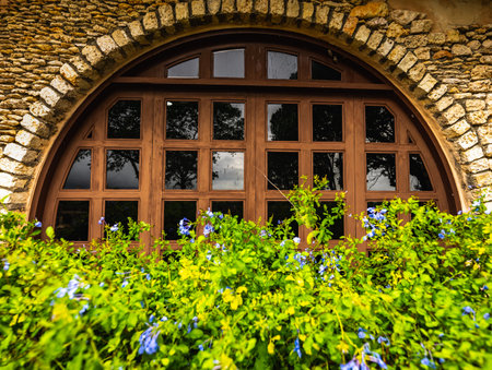 window on the outside of the building