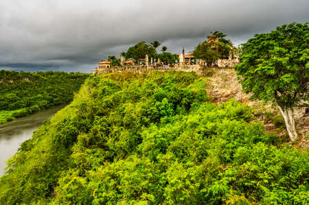 Altos de Chavon. city of artists Village in the Dominican Republicの写真素材