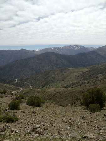 Andes mountainsの写真素材