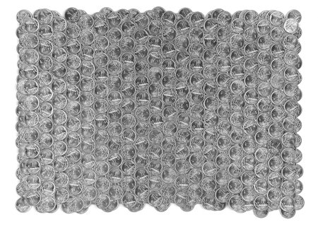 Russian pennies on the paved rectangle