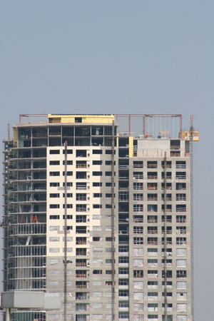 Steel and concrete construction tower