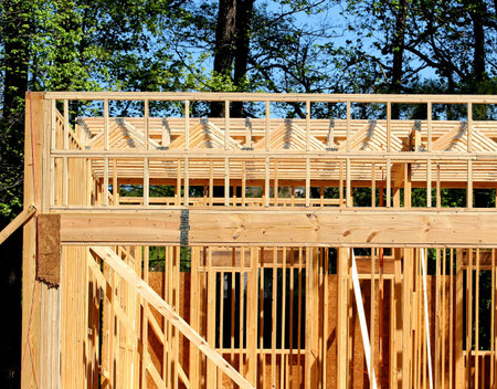 A housing or apartment project under construction