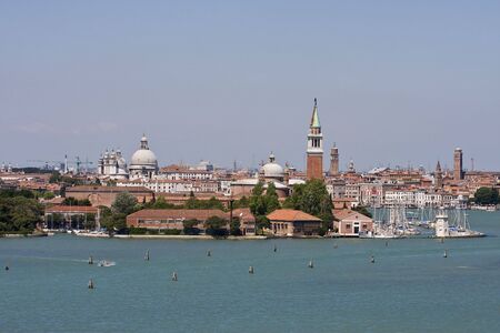 A traditional view of Venice Italyの写真素材
