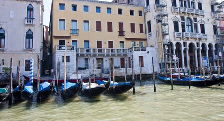A traditional view of Venice Italyの写真素材