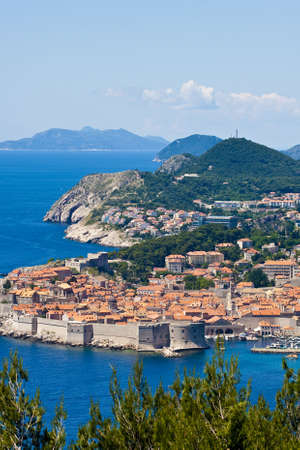 Coastal Town of Dubrovnik Croatiaの写真素材