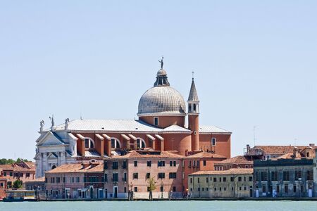 Beautiful iconic church in venice italyの写真素材