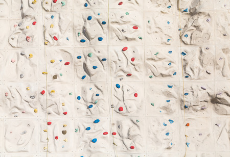 Rock climbing wall for a sports backgroundの写真素材