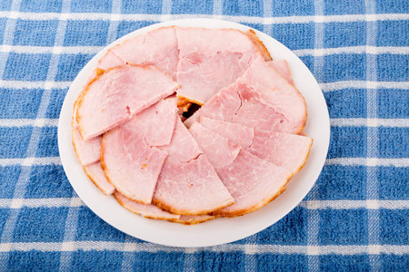 Fresh Ham baked with sweet honey crust