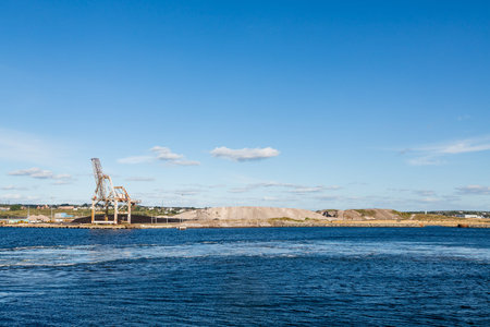 Coal and Gravel Loading operation on the coast of Canada