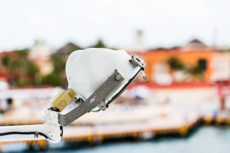 Industrial Spotlight Outsideの写真素材