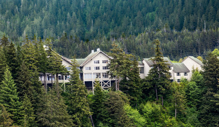Houses and Cabins in the Wilderness of Alaska