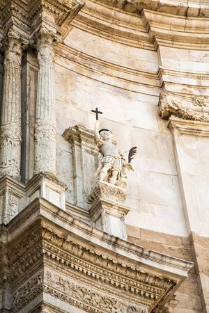 Ancient church in Cadiz Spainの写真素材