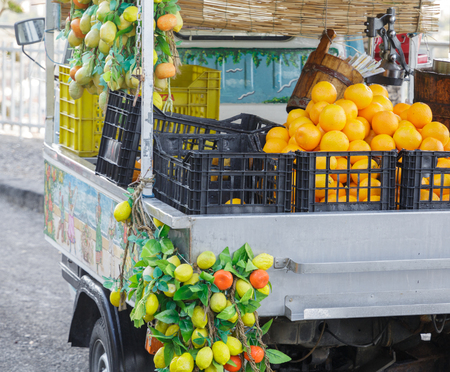 Citrus Fruit For Saleの写真素材