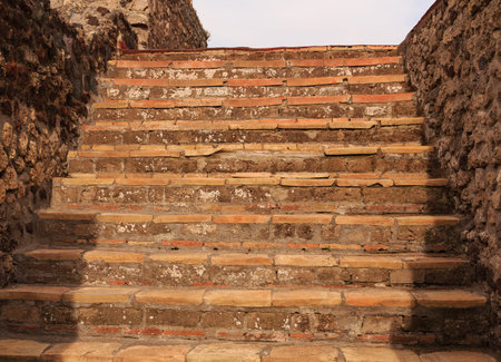 Ancient Stone Steps in Pompeii
