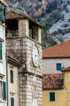 Clock Tower and Old Buildingsの写真素材