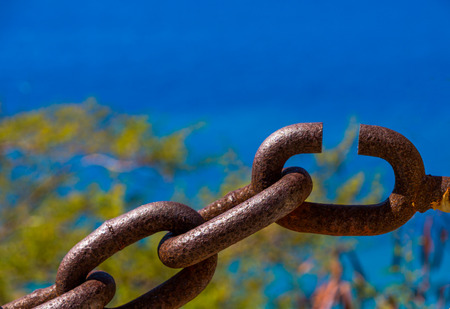 A Broken Linkの写真素材