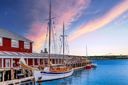 Sailboat at Halifax Dockのeditorial素材