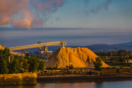 Huge Sand Pileの写真素材
