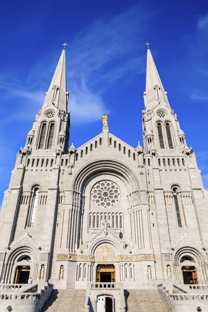 Front of Sainte-Anne-de-Beaupreの写真素材
