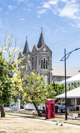 Old Church Beyond St Kitts Parkのeditorial素材
