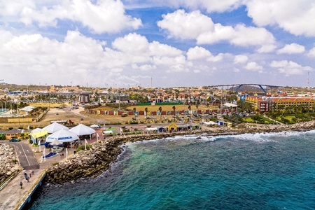 Curacao Sea by Pierのeditorial素材