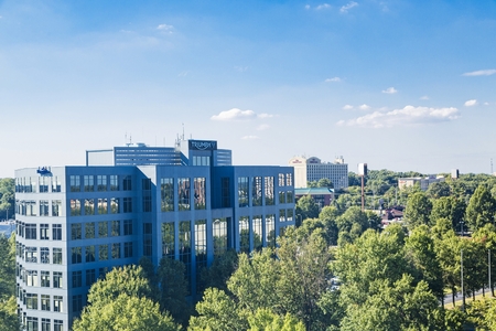 Triuimph Motorcycle Buildingのeditorial素材