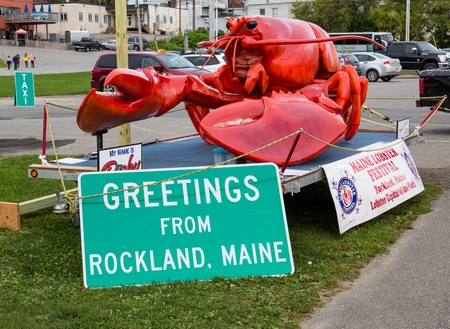 Greetings from Rockland Maineのeditorial素材